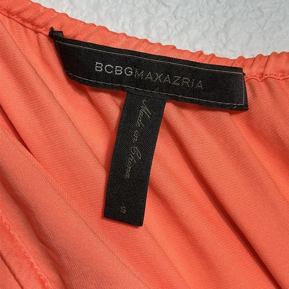 BCBGMaxAzria Keli One Shoulder Asymmetrical Maxi Womens Dress Size Small - Picture 7 of 14